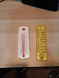 indoor or outdoor wall thermometer