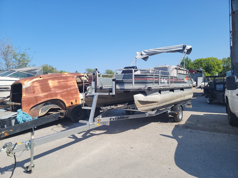 Pontoon boat Powerboats & Motorboats City of Toronto Kijiji