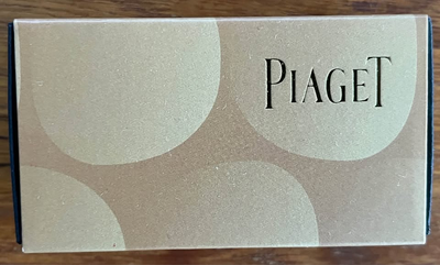 Piaget branded cardboard mini box Sturdy cardboard matchbox construction Good for storing trinkets e...