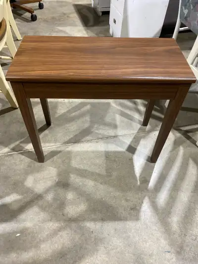 Vintage Wood Piano Bench with Storage, View more