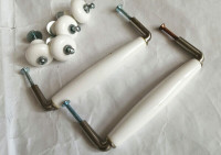 White ceramic drawer  handles and knobs
