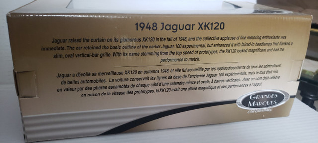 Jaguar XK 120  diecast 1:18 scale nib in Hobbies & Crafts in Kitchener / Waterloo - Image 4
