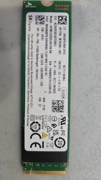 SSD NVMe Internal 512GB Gen 4 new never used, View more