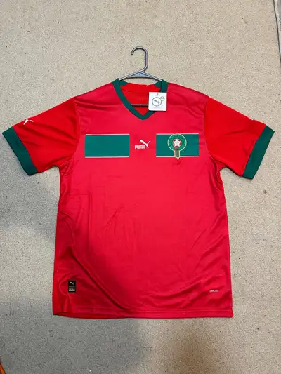 Morocco home soccer jersey, (BRAND NEW WITH TAGS!!!), View more