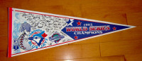 Vintage 1993 Blue Jays World Series Champions Felt Pennant