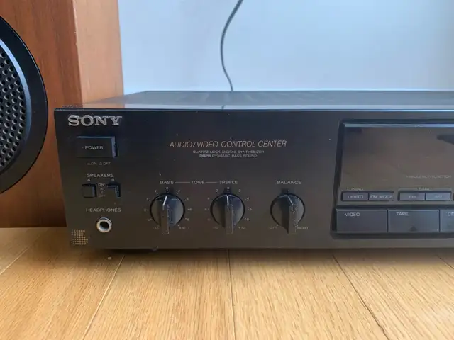Sony STR-AV220 Stereo Receiver Tuner w/ Realistic Minimus 5 in Stereo Systems & Home Theatre in Markham / York Region - Image 5