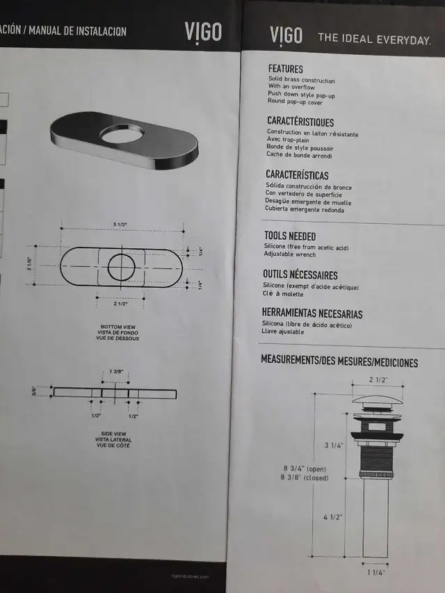 ens. neuf robinet pour salle de bain in Bathwares in Gatineau - Image 6