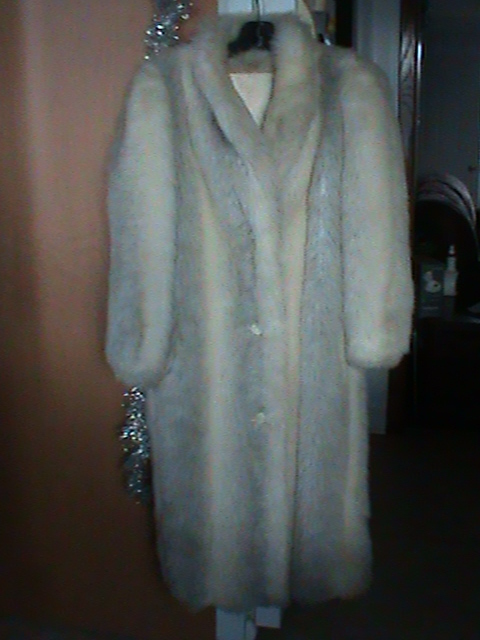 manteau de fourrure synthétique de loup in Women's - Tops & Outerwear in Laval / North Shore - Image 2