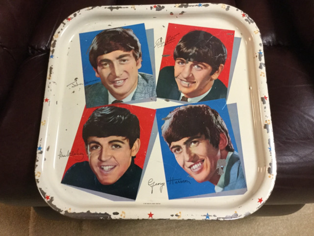 VINTAGE  1960’s  BEATLES   METAL. SERVING. TRAY in Arts & Collectibles in City of Halifax