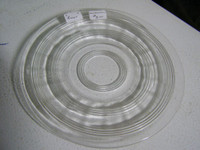 Clear Depression Glass Plate