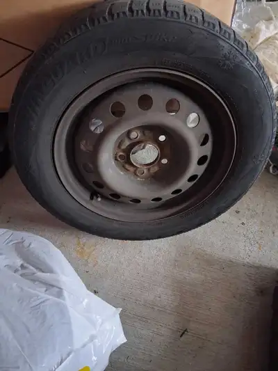 Price is for all 4 winter tires. All contain rims. Nexen brand tires.