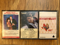 3x Mickey Gilley cassettes in great condition.