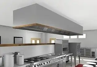 TOP LINE AIR SYSTEMS CUSTOM STAINLESS STEEL COMMERCIAL KITCHEN HOODS CUSTOM FABRICATED RESTAURANT EX...