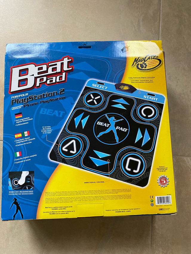 PS2 Dance Beat Pad in General Electronics in Markham / York Region - Image 2