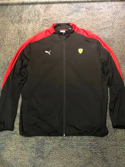 BRAND NEW, Men’s, Puma Scuderia Ferrari T7 Track Jacket. Black & Red in Colour. Size : XXL $70.00 (P...