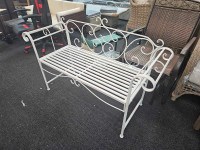 outdoor patio furniture bench only one
