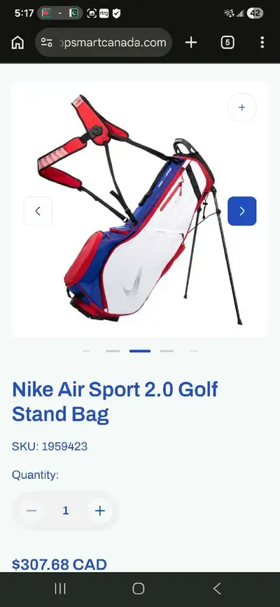 Brand new in Box Nike Air Sport 2.0 Golf Stand Bag, View more