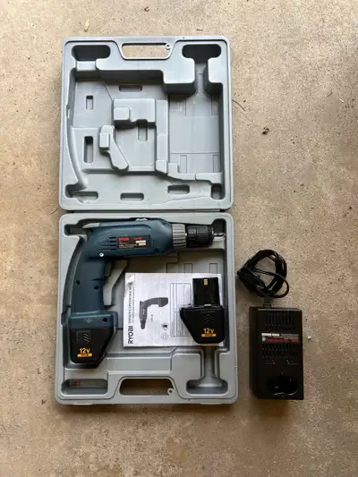 Ryobi CD125 12V Cordless Driver/Drill for parts or repair, View more