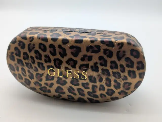 (B6895) Guess 1211 Black Oversized Rectangular Sunglasses w/...571058042343925769