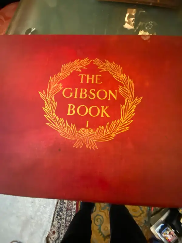 Antique The Gibson Book Volume 1 & 2 Hard Cover Books in Arts & Collectibles in Vancouver - Image 3