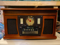 SOLD! Victrola Record Player with CD, Cassette Tape and Radio