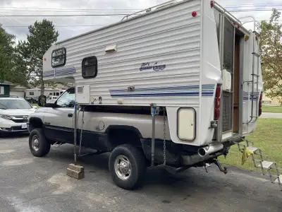 Hot water,3burner stove with oven,furnace,bathroom with sink,shower toilet ,sleeps 4.