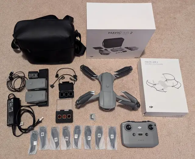DJI Mavic Air 2 Combo and accessories628637351992331212