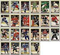 1990-91 Bowman Hockey Hat Trick 22 Card Sub-Set