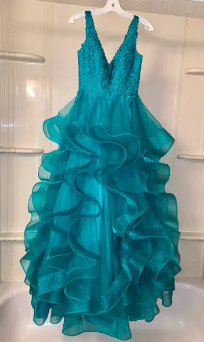 Teal Princess Grad / Pageant Dress, View more