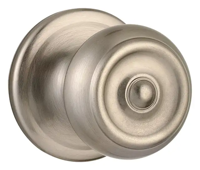 Weiser Passage Set Door Knob Satin Nickel63351296687747122
