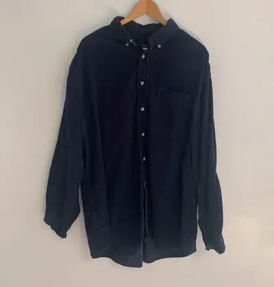 Corduroy long sleeve button up $30 EA