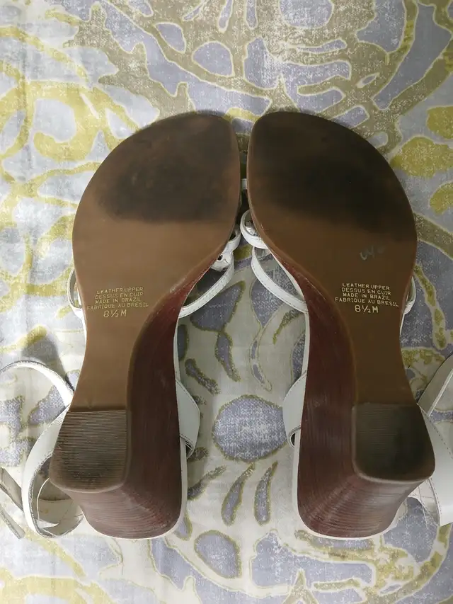 Glacee Womens White Sandals in Women's - Shoes in Windsor Region - Image 7