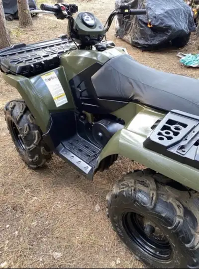 Runs well and is pretty clean . Bought a Honda so no use for this Polaris . Comes with ownership. St...