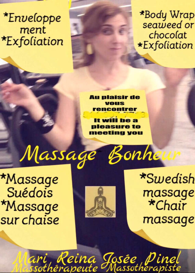 Massage Bonheur/ promo 90 minutes pour $75 - Longueuil/Rive Sud dans Services de Massages  à Longueuil/Rive Sud - Image 3