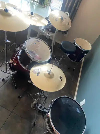Mapex Tornado Complete Drum Set with Sabian Cymbals, View more