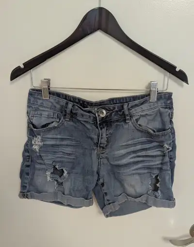 Distressed Denim Shorts - American Eagle Women's Size 6, View more
