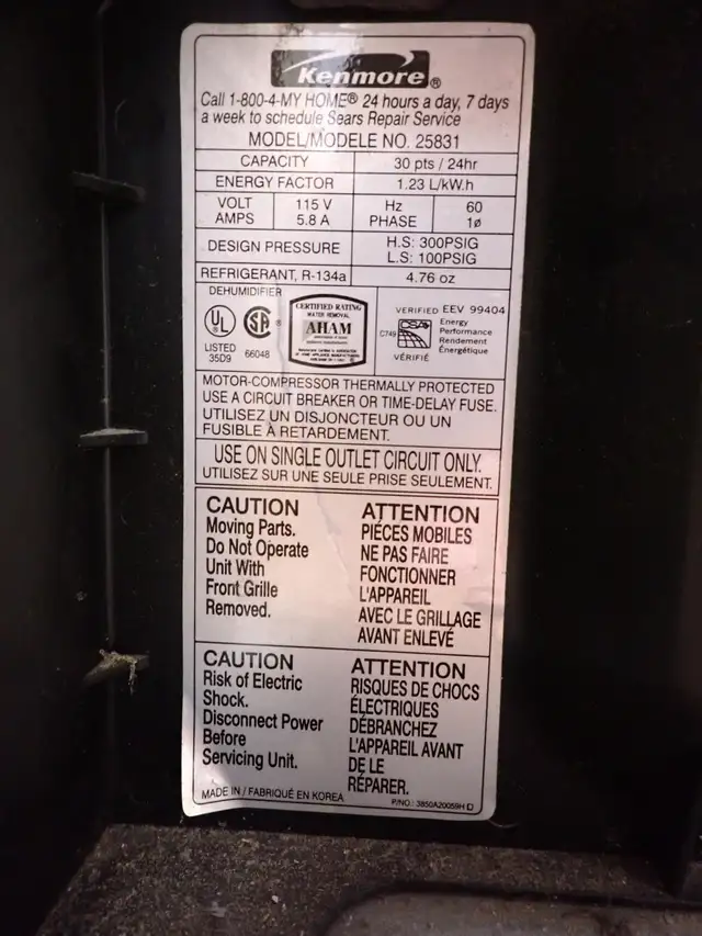 Dehumidifier 30 Pints62854393089923121