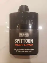 Mudjug Spittoon Stealth Black mud jug