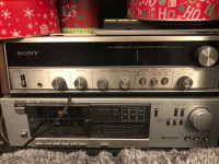Sony STR 160 vintage stereo receiver with tape deck