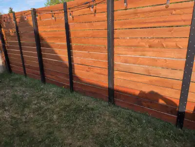 Fence and deck hole drilling. $100 minimum per job/site. First: get the underground lines marked by...