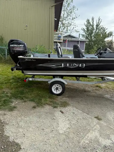 2014 Lund Fury 1600 powered by a 40 horsepower Mercury engine (60 hp engine derated to 40 hp), lots...