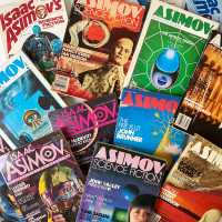 Vintage Isaac Asimov’s Science Fiction Magazines
