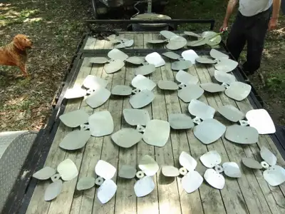 Selling 21 Brand New never Used Premium Heavy Duty Quality Industrial Fan Blade Propellers with eith...