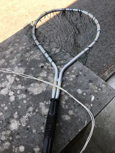 Aluminum fishing net , View more