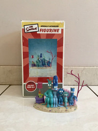 THE SIMPSONS FAMILY UNDERSEA COUCH GAG MINI STATUE FIGURE