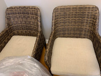 PATIO CHAIRS WITH CUSHIONS