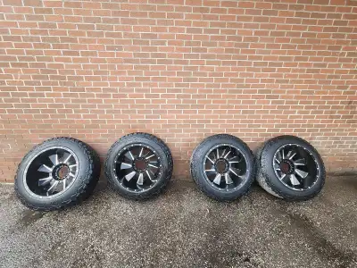 20" Cali Off road Distorted satin black 9106 - 22278M 8 x 170 - 8 x 6.5 8 x 180 On BF Goodrich ko2 t...