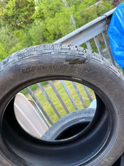 Selling a used set of BF Goodrich Winter TA tires. Used for 2 winters. Light use. Coming off a Toyot...
