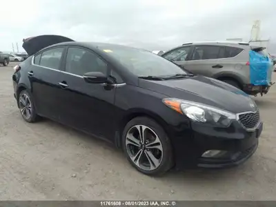 2014 KIA FORTE EX JUST ARRIVED FOR FULL PART OUT ENGINE, TRANSMISSION, T CASE, TURBO, DIFFS, DOORS,...