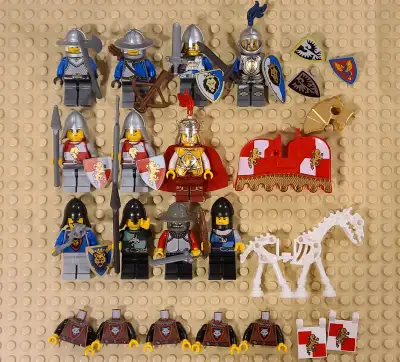 Pickup in Etobicoke by Bloor St and Highway 427. Shipping is possible. Top row: $10 Knight with ax $...